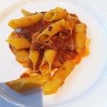 Square pasta with oxtail ragu (half portion)