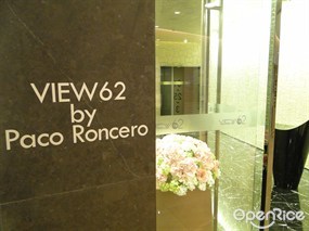 View 62 by Paco Roncero