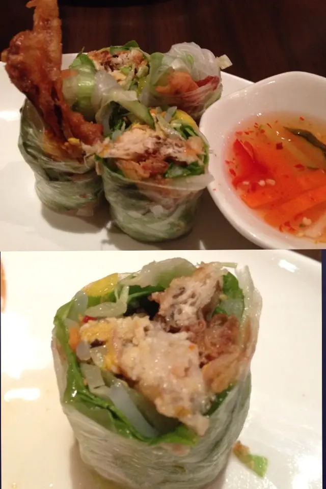 香芒軟殼蟹紙米卷