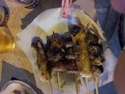 煙肉腸仔, 龍蝦卷, 雞肉