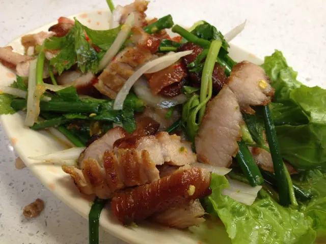豬頸肉沙律