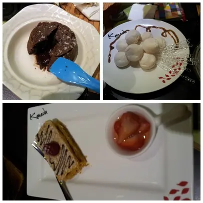 最後甜品時間~女人真的有2個胃的.對住甜品都係要投降!  而且拿玻崙仲要一點都唔粉.好鬆脆,好好味.