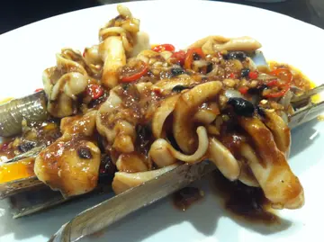 豉椒炒圣子