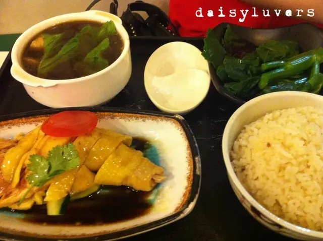 白雞飯套餐