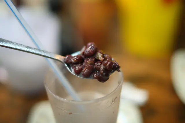 紅豆已預先煮熟, 很淋身