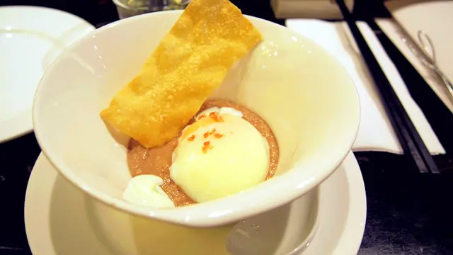 63度蛋配香菇啫喱