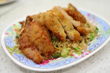 炸猪扒泰式炒饭