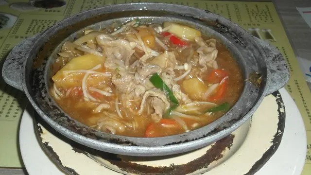 沙嗲肥牛粉絲煲