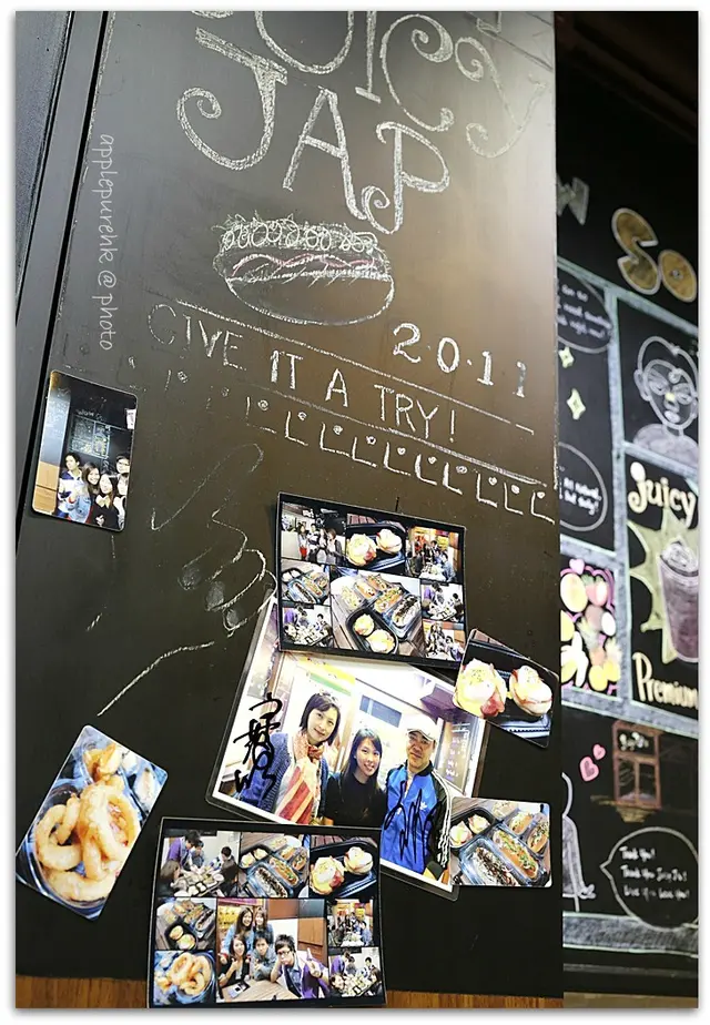 牆身還貼上明星照片