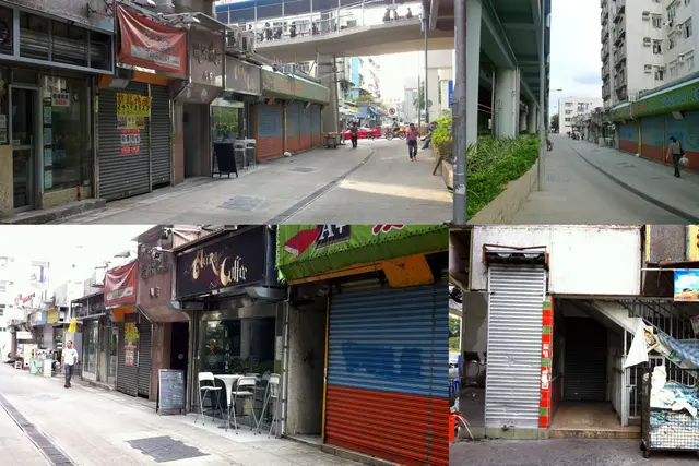 The shop and its vicinity