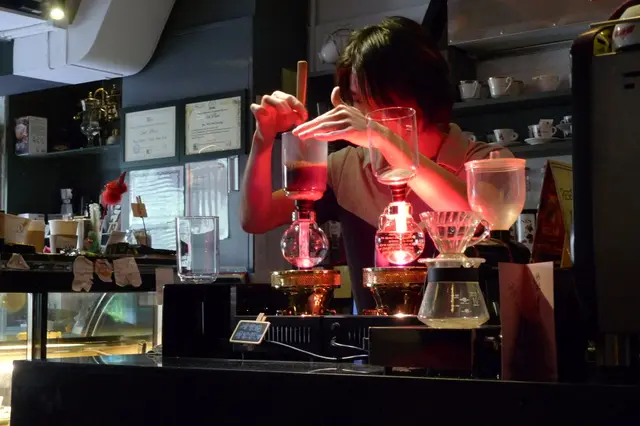 Barista was working his magic out!