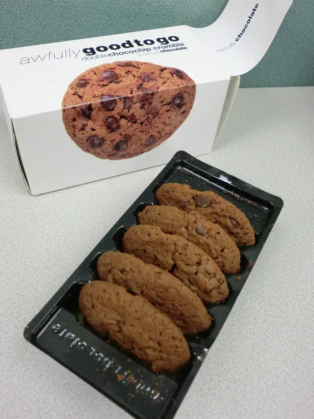 沒有獨立包裝，只有 5 塊曲奇！