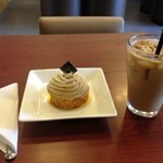 Mont Blanc and Iced Rose Latte