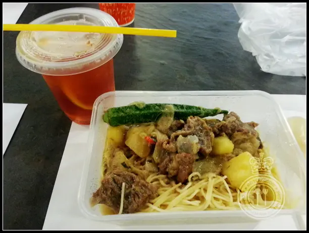 青咖哩牛肉天使麵