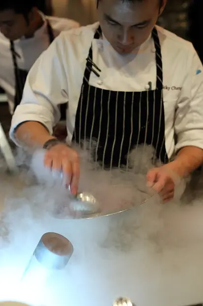 Strawberry paste frozen