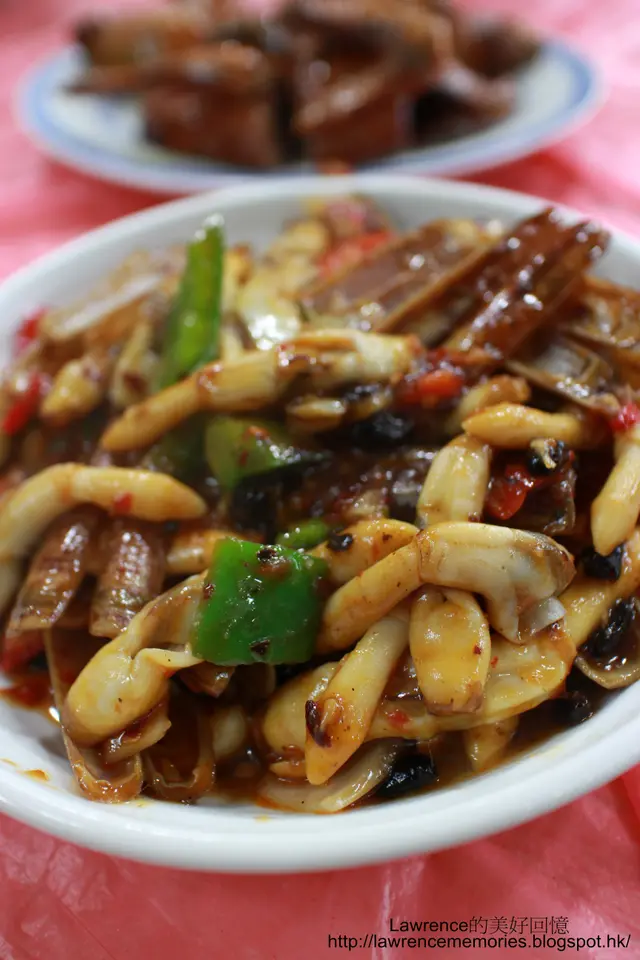 惹味可口的豉椒炒蟶子