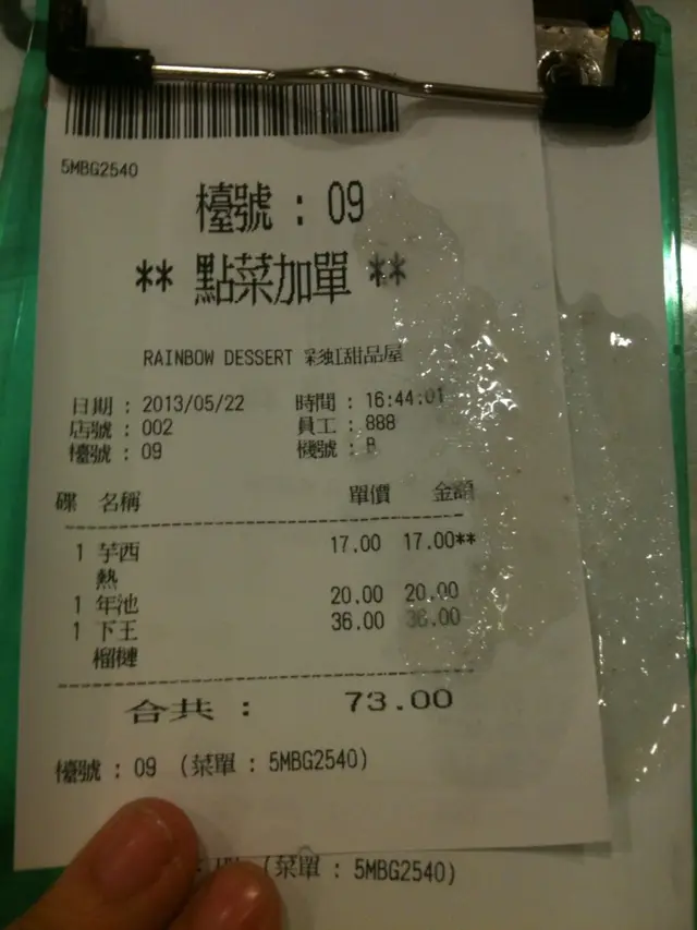 張單被個店員整到咁樣...個日兩個人就食咗咁多！