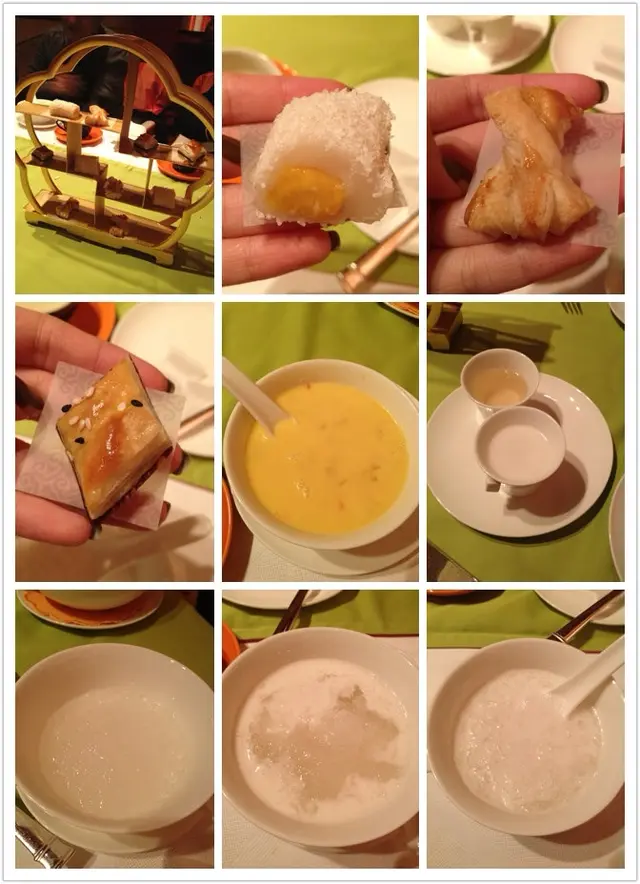 甜點:架子上的甜品是送的
糖水:楊枝甘露、椰汁燕窩