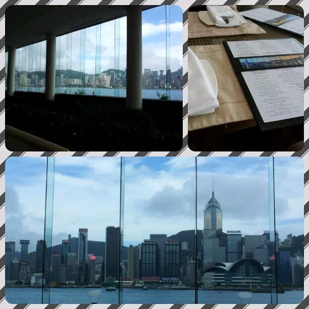 為左無敵海景, 等多15 MINS為落地玻璃旁的台, 十分值得!!