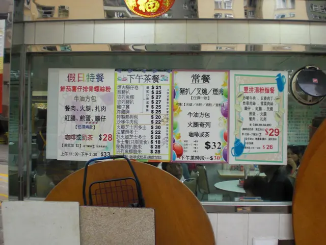 門外貼有多種套餐