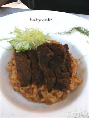 濃汁牛肉意大利飯 - 屯門的baby caf&#233;