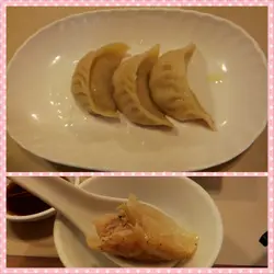 鍋貼麵糰不厚, 鮮肉味佳