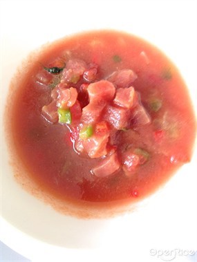 tuna ceviche with gazpacho &amp; &#39;&#39;salpicon&#39;&#39; peppers salad - 中環的Fofo by el Willy