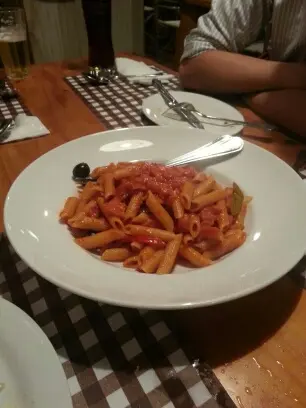 蕃茄辣肉腸長通粉