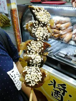 雞腎串燒 + 蜜味照燒汁