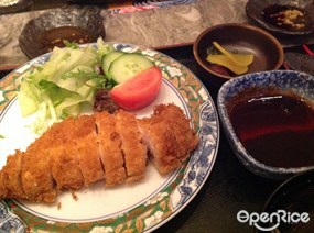 炸豬扖定食 - 沙田的櫻田日本餐廳