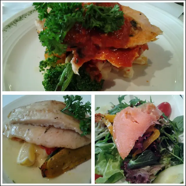 Chicken Toscana / Fish Fillet / Smoked Salmon Salad
