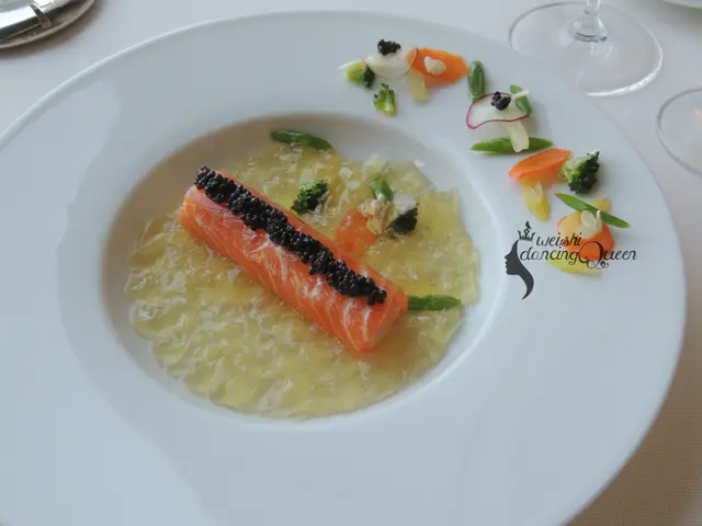 柔軟脆弱的 Sologne 魚子醬、爽口清新