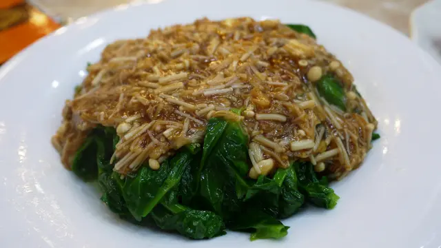 瑤柱扒荳苗
