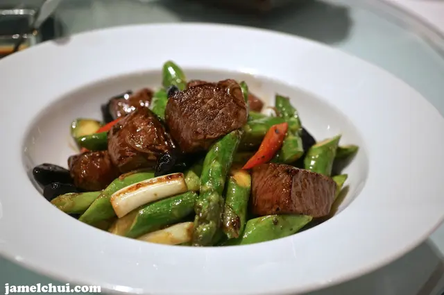 有機黑蒜炒和牛粒