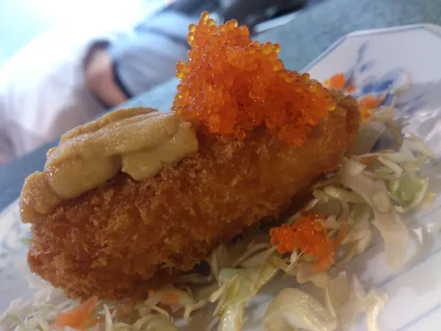 松葉蟹海膽炸薯蓉球