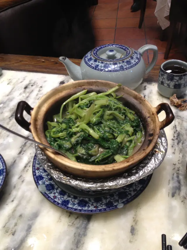 蝦醬通菜煲