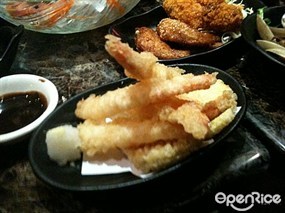 天婦羅(圖中係蝦) - 旺角的大滿喜日本料理