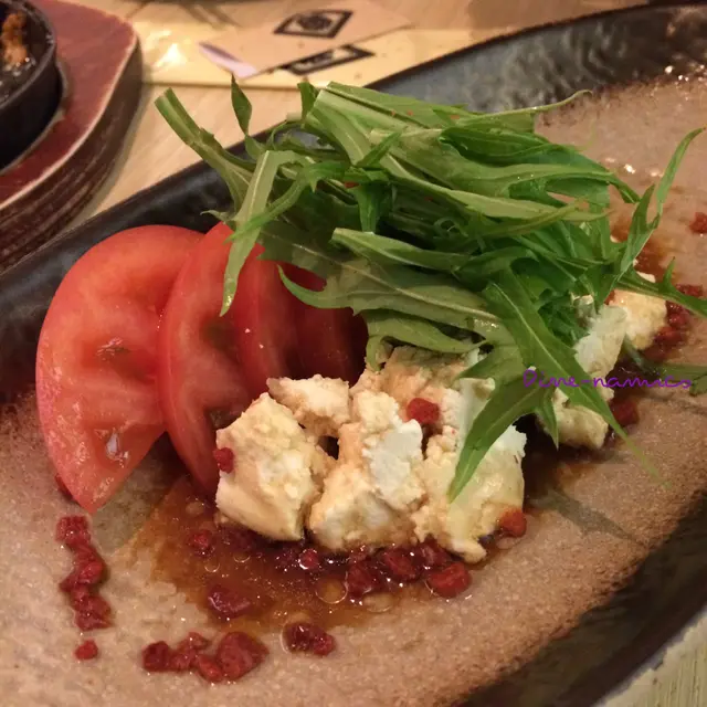 自家製芝士蕃茄片沙律