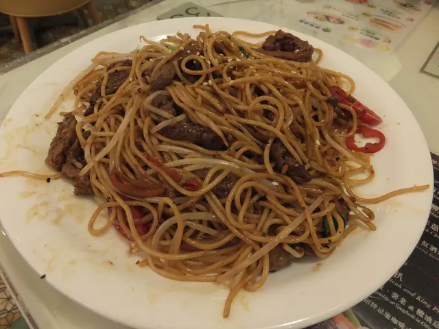 干炒黑椒牛柳絲意粉