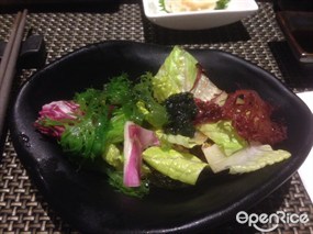 套餐沙律 - 尖沙咀的六本渥日本料理鐵板燒+爐端燒