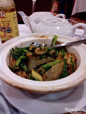 薑蔥枝竹燜豬肚煲 - 九龍灣的大榮華圍村菜