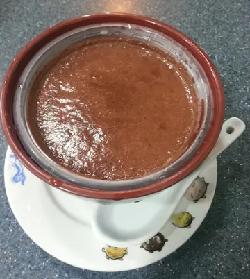 朱古力蛋白燉鮮奶