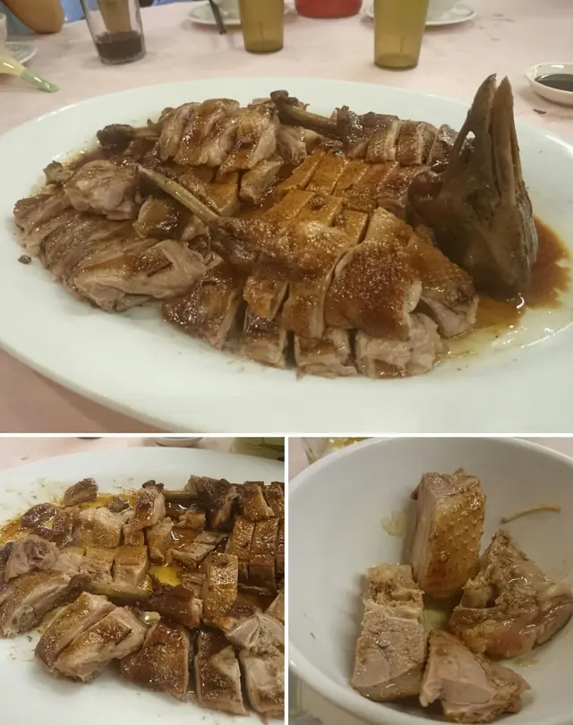 頗有順德的碌鵝風味,但受制於鵝肉質素