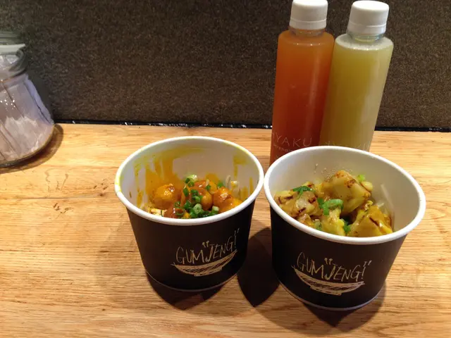 Curry fishballs and Siu Mai