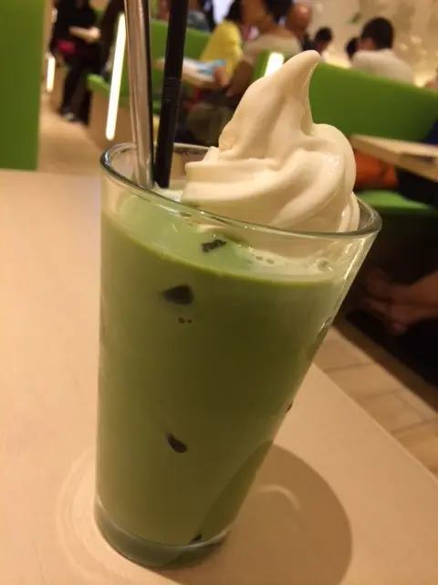 軟雪糕牛奶抹茶