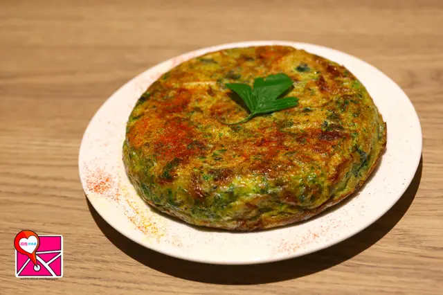 西班牙火腿菠菜奄列(Jamon and Spinach Tortilla)