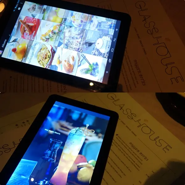 平板電腦看menu 更方便吸引