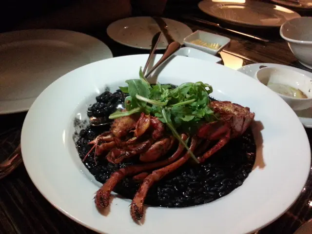 龍蝦墨汁意大利飯