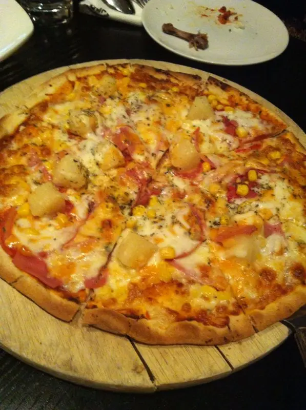 夏威夷千島火腿pizza