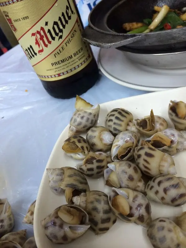 白灼花螺